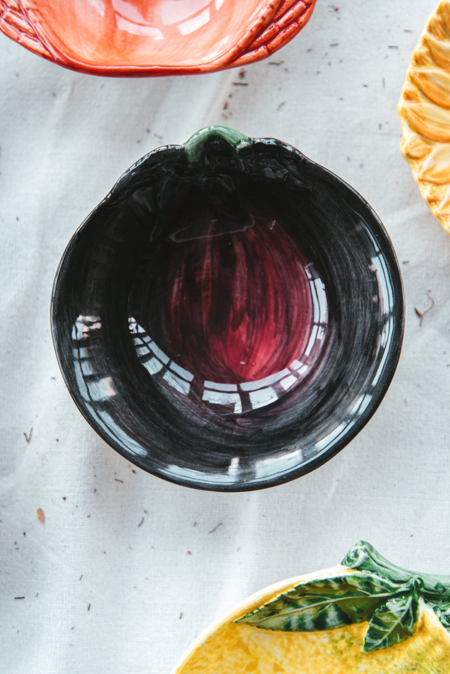 Aubergine Schaaltje - Donker